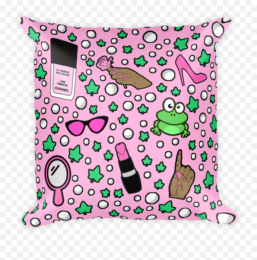 Cozy Collection - Decorative Emoji,Pink Emoji Pillow