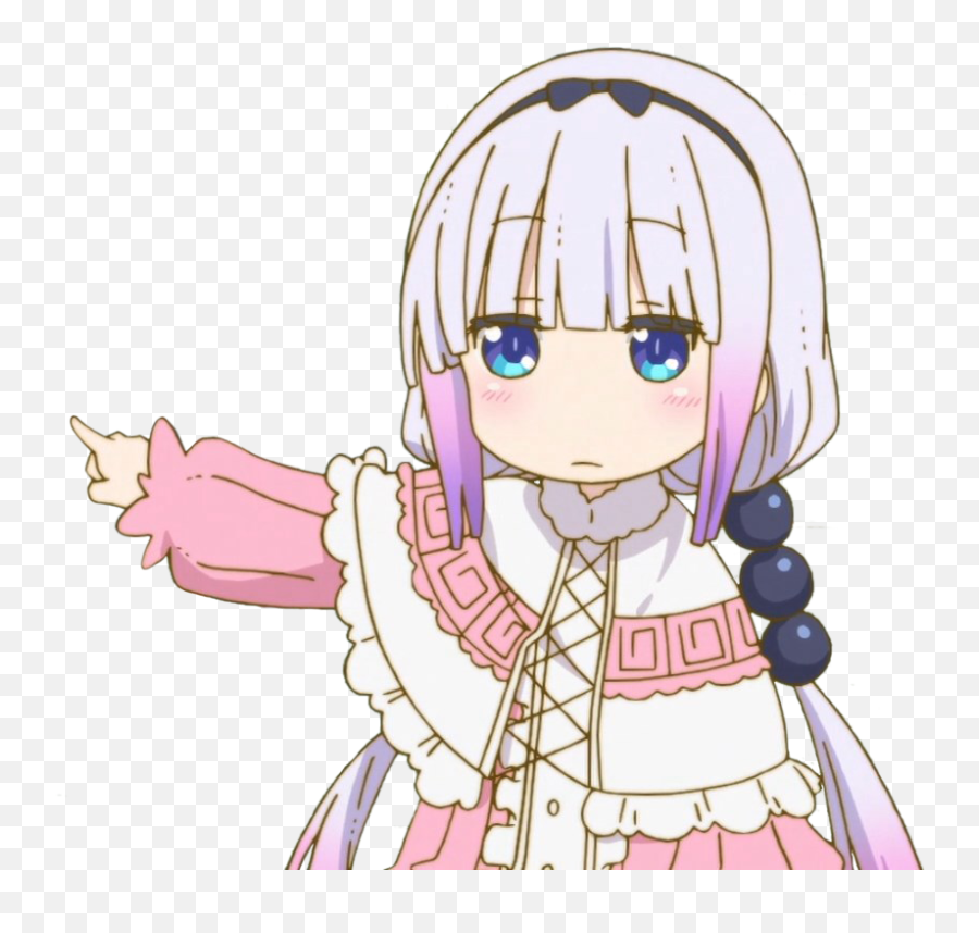 Fanart Thank You Kobayashi - San Anime Kanna Kamui Png Emoji,Anime Depressed Emotion