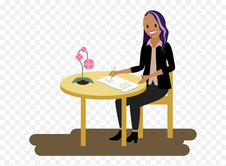 Salesforce Trailhead - Person Writing Clipart Png Emoji,Thich Nhat Hanh - How To Be The Master Of Your Emotions Hd