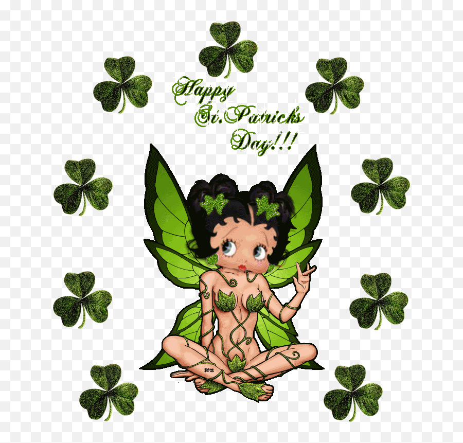 Leprechaun Gif Transparent Background - Happy St Day Gif Betty Boop Emoji,Animated Gif Saint Patrick's Emojis