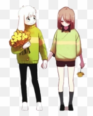Undertale Asriel Chara Sticker - Undertale Chara Frisk Y Asriel Emoji,How To Make A Chara Emoji