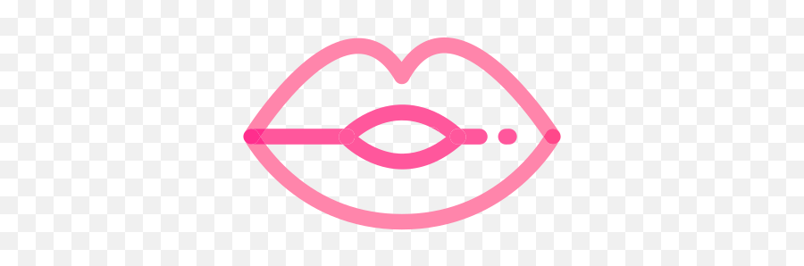 Lips Vector Icons Free Download In Svg Png Format - Girly Emoji,Lips Emoticon Text