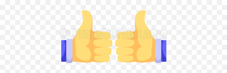 Thumbs Up Photo Booth Prop - Sign Language Emoji,Diy Emojis Photo Booth