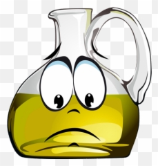 Cartoon Nourriture Émoticône Bouteille Du0027huile Emoji,Clipart Emoticon Peur