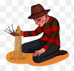 Freddy Krueger Stickers For Whatsapp - Sitting Emoji,Freddy Krueger Emoji