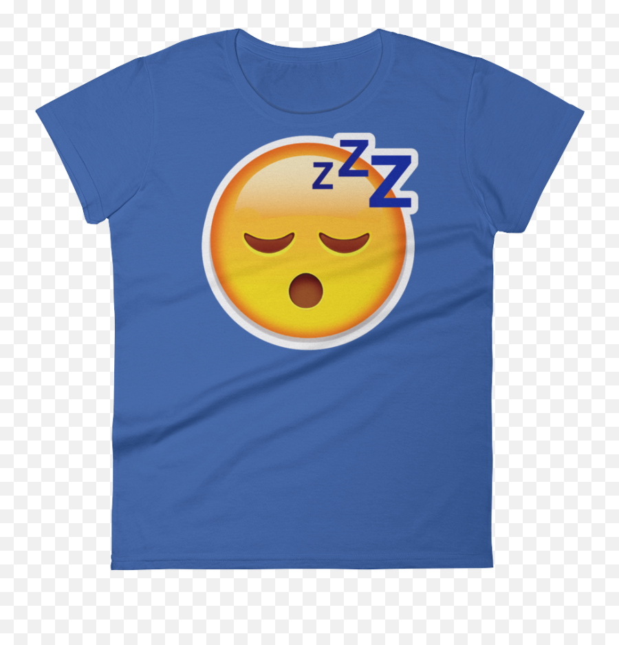 Download Hd Womens Emoji T Shirt - Short Sleeve,Sleeping Emoji
