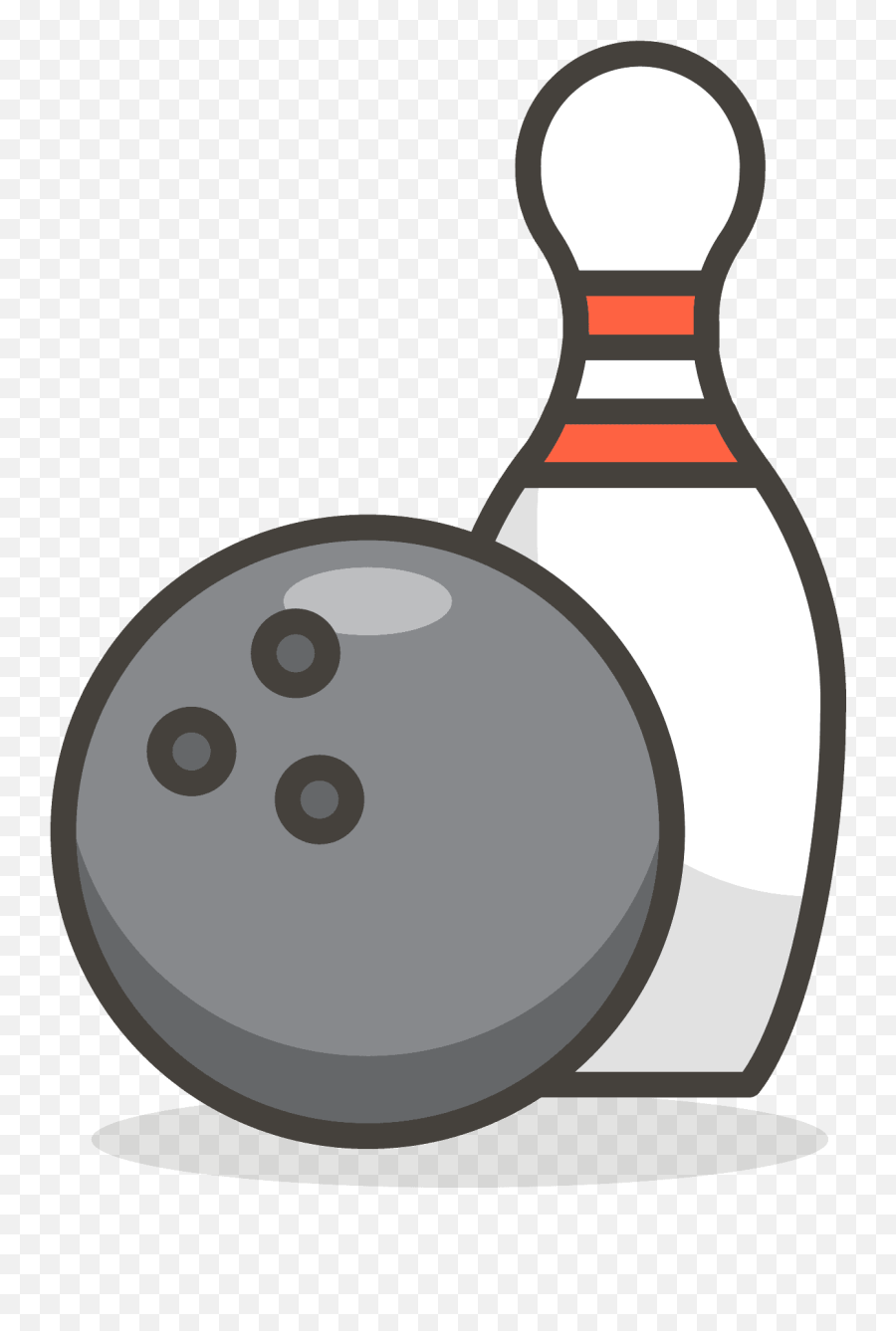 Bowling Emoji Clipart Free Download Transparent Png - Bowling Emoji Transparent Background,Emoji Pins