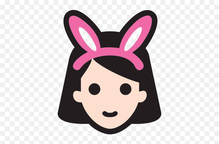 Woman With Bunny Ears - Emoji,Bunny Emoji