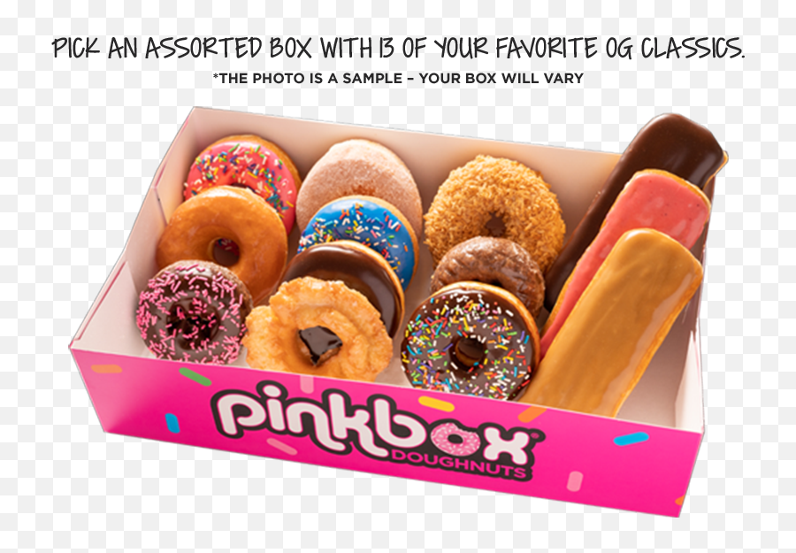 The Best Donuts In Las Vegas U0026 Henderson Pinkbox Doughnuts Emoji,Doughnut Emoji