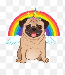 Pug Unicorn T Shirt Girls Kids Space Galaxy Rainbow Pugicorn Emoji,Pug Emoji To E-mail