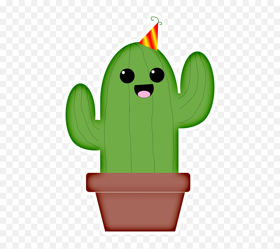 Cactus Clipart Kawaii - Png Download Full Size Clipart Emoji,Cactus Emojis For Discord