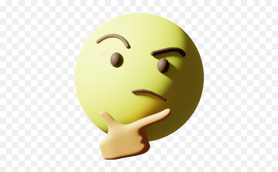 Happy Emoji,Thinking Emoji Transparent Background
