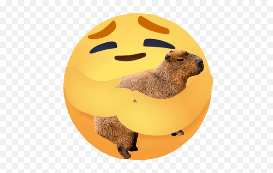 Carpinchos - Happy Emoji,Groundhog Emoticon