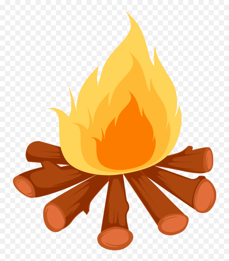 Fire Camping Vector Png - Combustion Clipart Emoji,Is There A Campfire Emoji