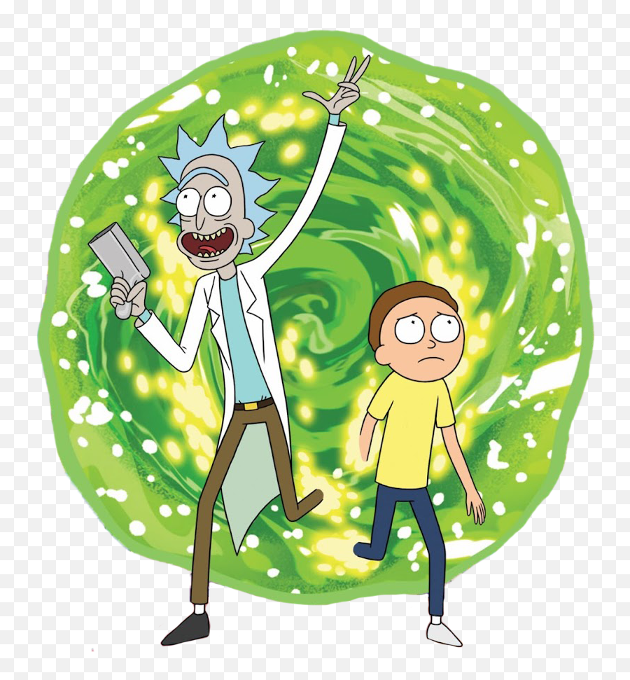 Rick And Morty Portal Clipart - Rick And Morty Png Transparent Emoji,Rick And Morty Emojis