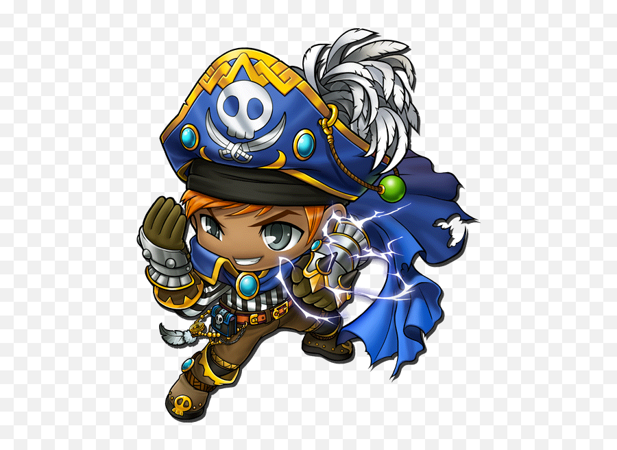 Pirate Art Character Design Anime Chibi Emoji,Maplestory Evan Emoji