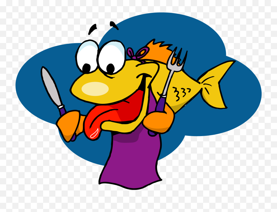 Clipart Fish Dinner Clipart Fish - Cartoon Fish Fry Clipart Emoji,Boy Fishing Pole Fish Emoji