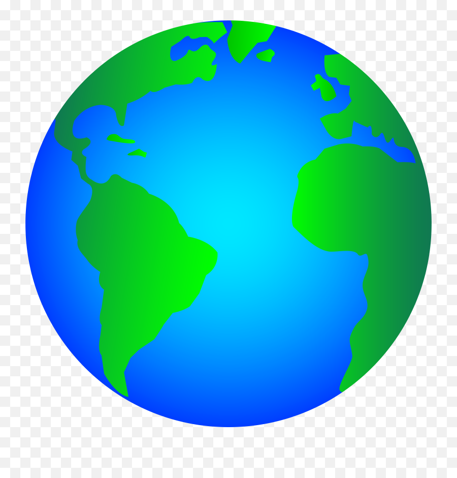 Globe Art Free Clip Art - Clipart Transparent Globe Emoji,Earth Emoji