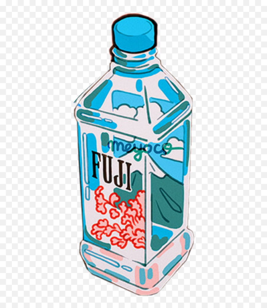 Fuji Water Freestickers Sticker By Chill - Aesthetic Fiji Water Sticker Emoji,Fuji Emoji