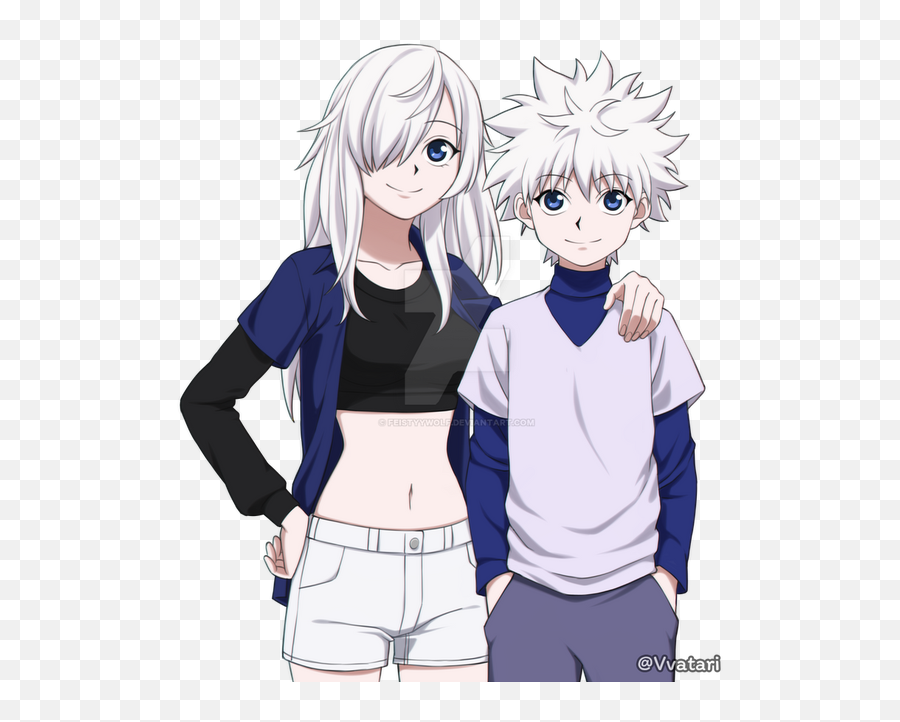 What If Killua Was A Girl - Killua Older Sister Emoji,Nen Aura Emotions