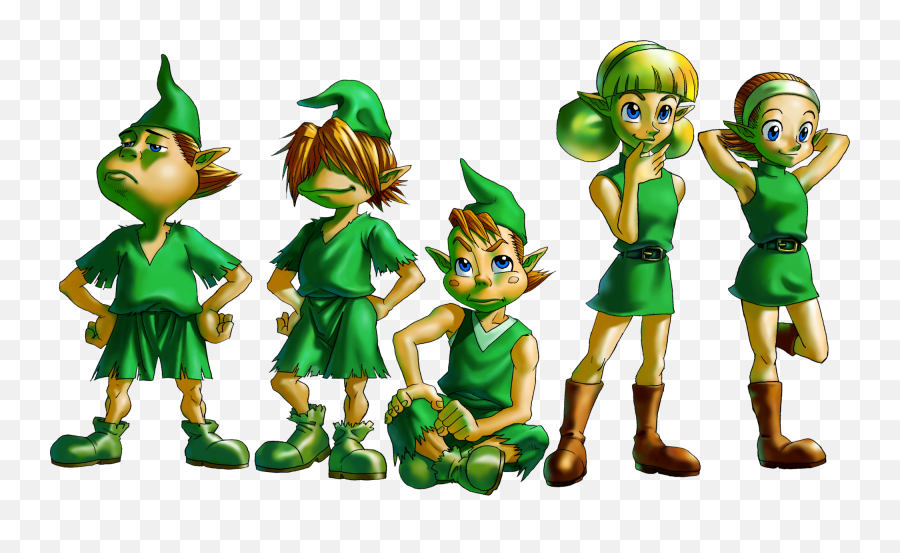 Kokiri - Legend Of Zelda Ocarina Of Time Concept Art Emoji,Legend Of Old Tell Of Elvish Emotion