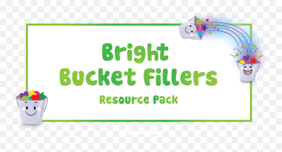 Bright Bucket Fillers - Word Wall Template V2 Teaching Horizontal Emoji,Emoji Template Printable