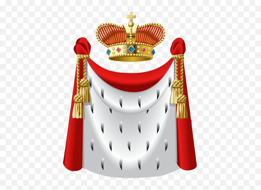 King Crown And Cape Png Clipart - King Cape Png Emoji,Prince Crown Emoticon