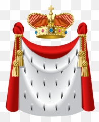 King Crown And Cape Png Clipart - King Cape Png Emoji,Prince Crown Emoticon