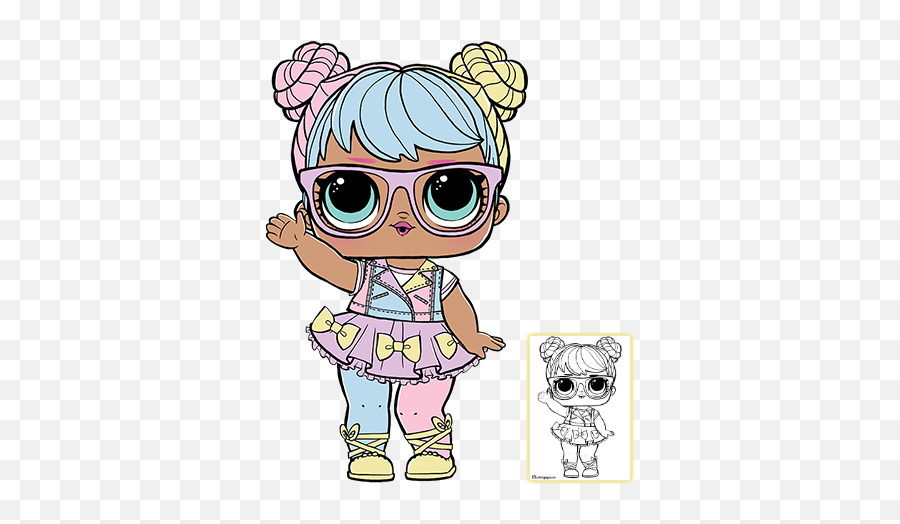 100 Lol Dolls Ideas Lol Dolls Lol Dolls - Bon Bon Lol Doll Emoji,Printable And Colorable Pictures Of Emojis