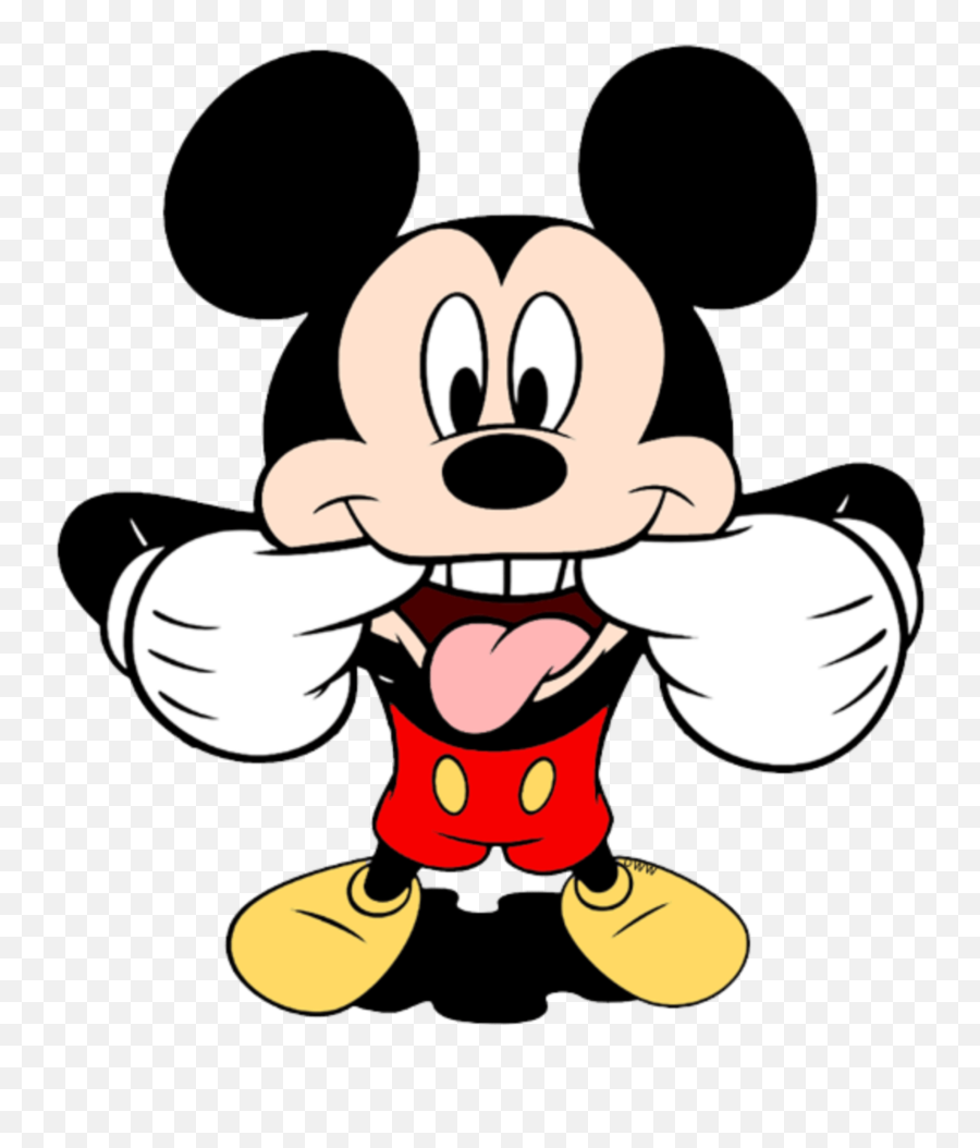 Mickey Mouse Minnie Mouse Clip Art - Transparent Angry Mickey Mouse Emoji,Mouse Emoji