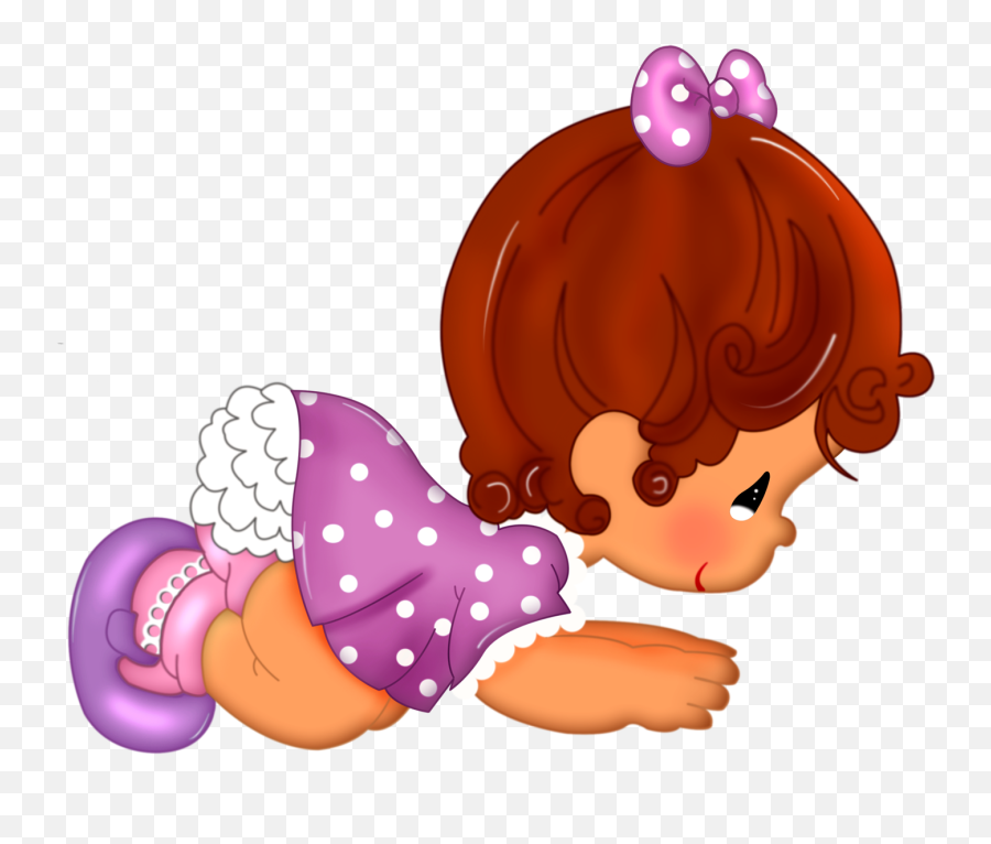 Baby Baby Girl Png - Transparent Baby Cartoons Png Emoji,Baby Girl Emoji Transparent Background