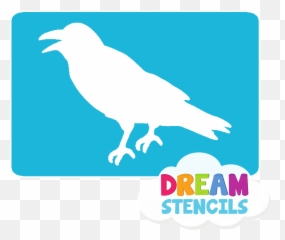 Crow Glitter Tattoo Stencil - Hp184 5pc Pack Crows Emoji,Art Emoji Tattoo