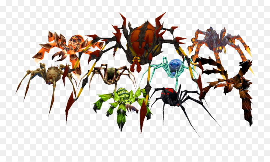 Spider - Wow All Spiders Emoji,Dire Spider Emoticons