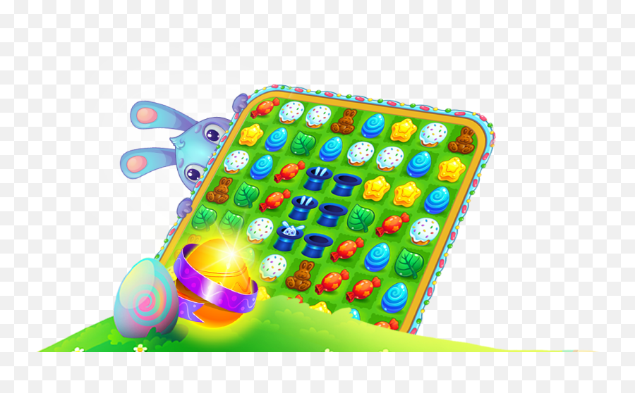 Easter Sweeper - Dot Emoji,Skype Easter Bunny Emoticon