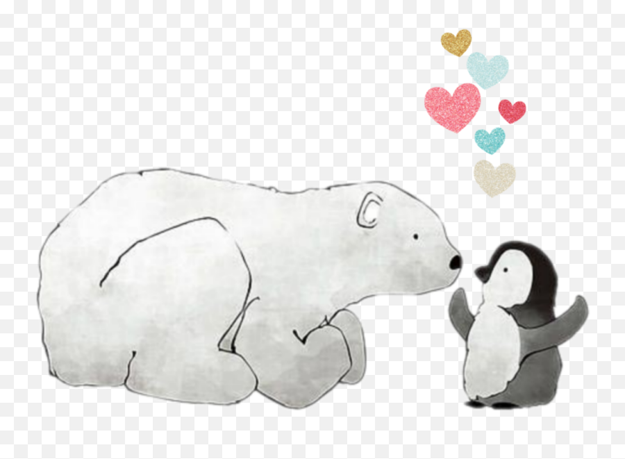 Polar Bear Sticker Challenge On Picsart - Lovely Emoji,Polar Bear Emojis
