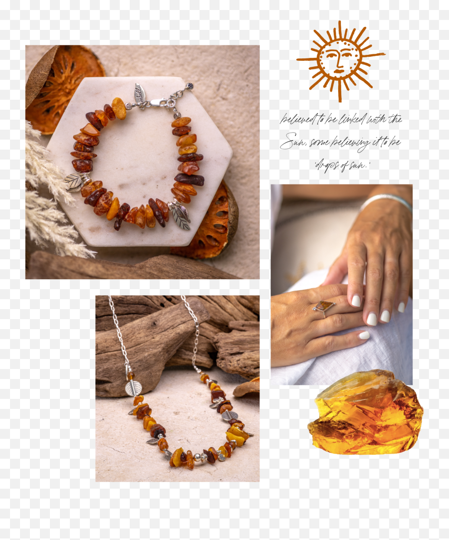 Amber For April Bohemian Birthstones U2013 Embella Jewellery - Religious Item Emoji,Bracelet For Emotions