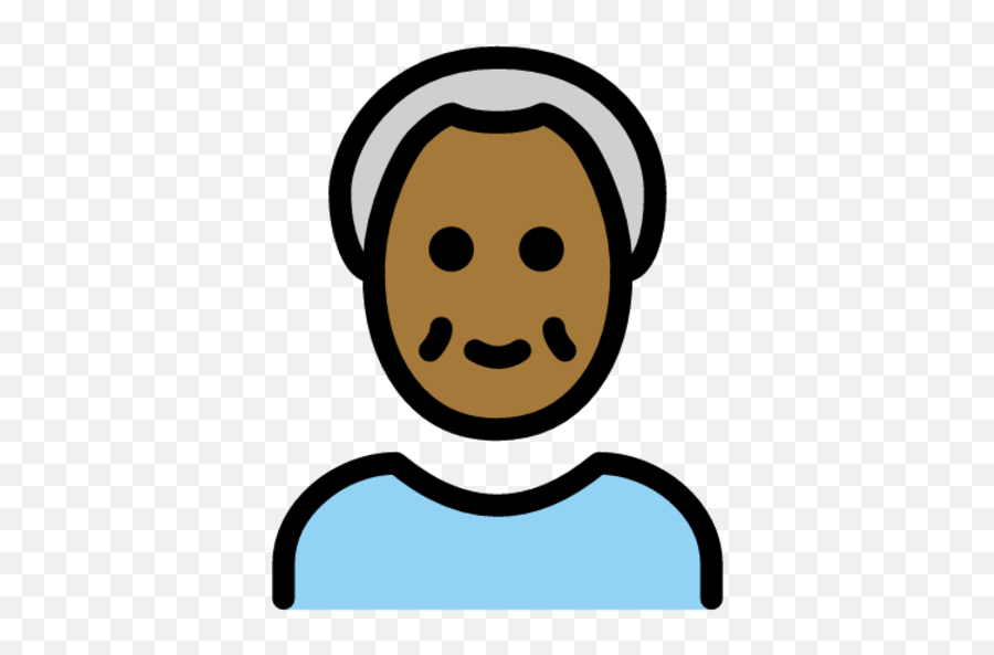 Old Man Medium - Dark Skin Tone Emoji Download For Free Human Skin Color,Dark And Light Skin Emojis