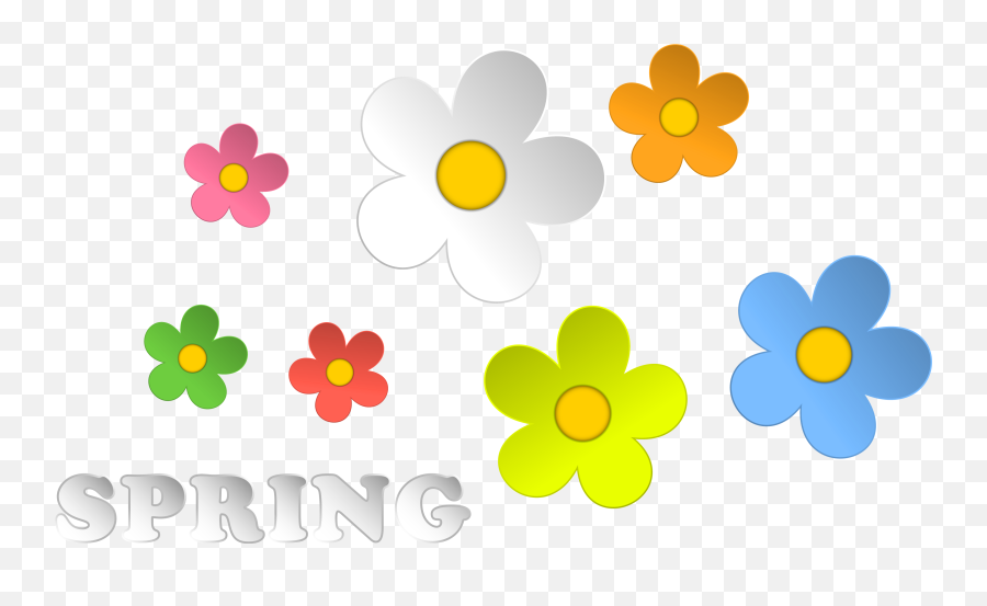 Free Spring Border Clipart Download Free Spring Border - Big Spring Flowers Clipart Emoji,Spring Flowers Emojis
