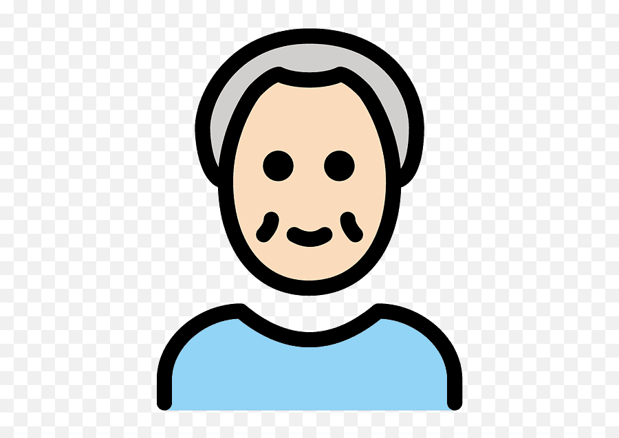 Old Man Light Skin Tone Emoji - Download For Free U2013 Iconduck Emoji,Science Background With Emojis