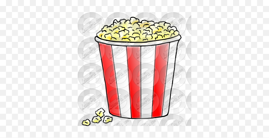 Popcorn Picture For Classroom Therapy Use - Great Popcorn For Party Emoji,Popcorn Eating Twitter Emoticons