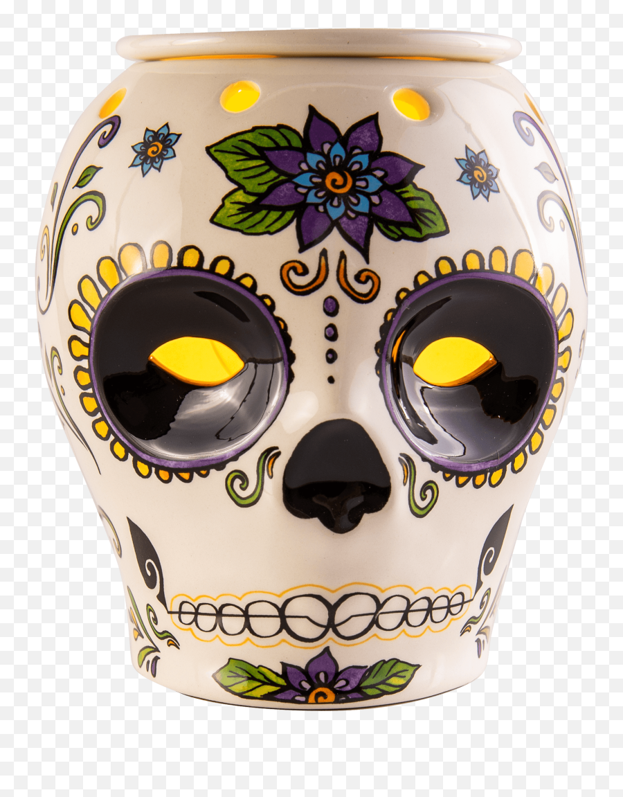 Baby Head Cup Dia De Los Muertos Fine - Day Of The Dead Wax Warmer Emoji,Dia De Los Muertos Emojis