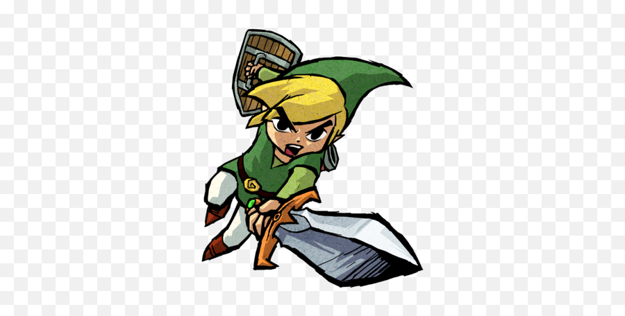 Link - Legend Of Zelda Four Swords Emoji,Zelda Anjean Emotion