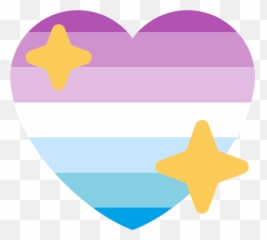 Maleandrogynebigenderpride - Discord Emoji Discord Bigender Pride Heart Emoji,Male Sign Emojis