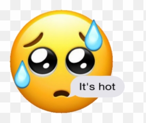Sohot Sweating Tears Sticker - Happy Emoji,Hot Sweating Emoji