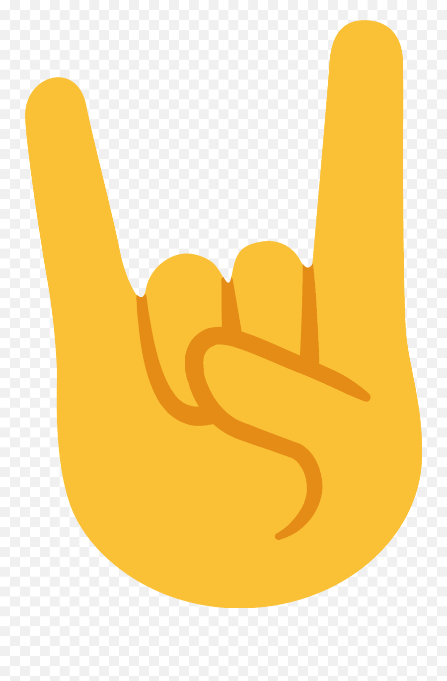 Sign Of The Horns Emoji Clipart Free Download Transparent - Emoji Metal,Honda Emoji Horn