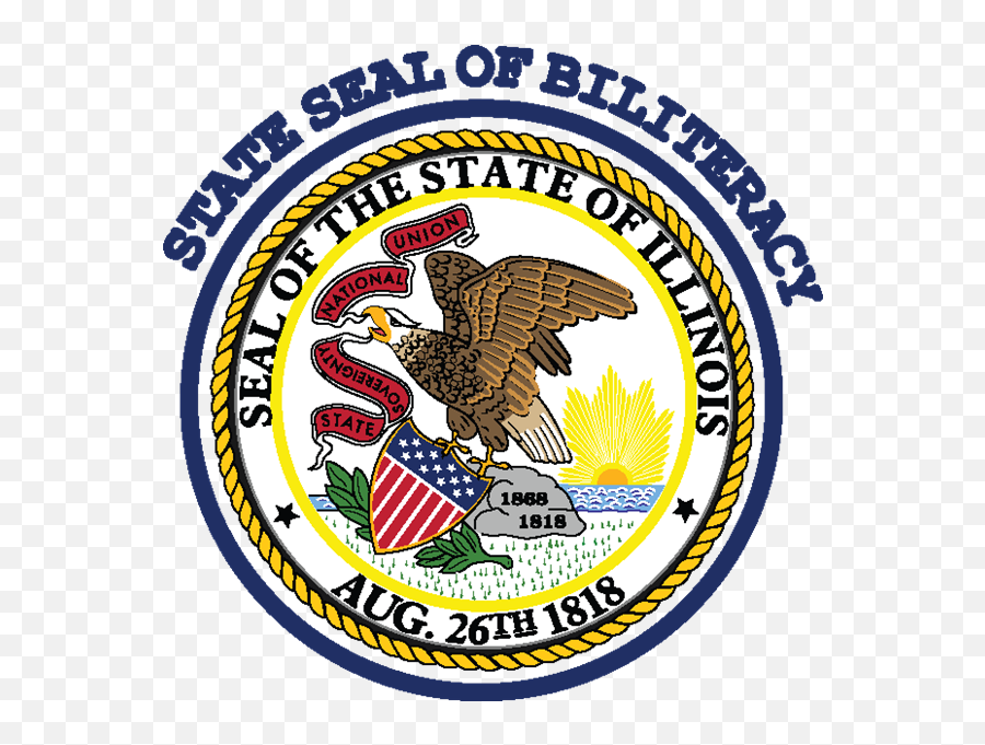 Seal Of Biliteracy - Academics Marist High School Illinois Seal Of Biliteracy Emoji,Eagle Emoticon Ipad