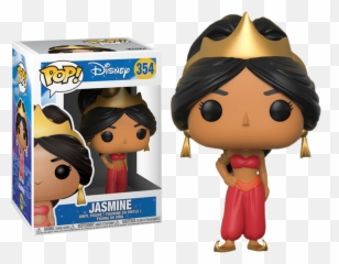 Red Vinyl Collectible Action Figure Toy - Funko Pop Jasmine Emoji,Aladdin And Jasmine Emojis