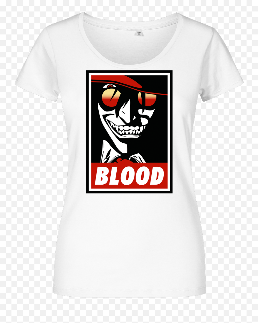 Buy Blood Girl - Shirt Supergeekde Short Sleeve Emoji,Alucard Emoticons