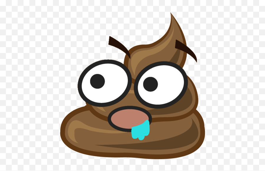 Poo Animated - Happy Emoji,Pooping Bull Emoticon Gif