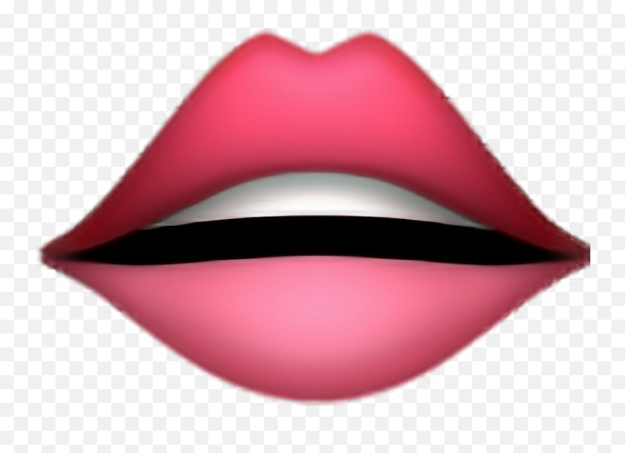 Lips Emoji - Mund Emoji,Red Lips Emoji